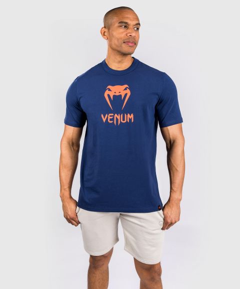 T-Shirt Venum Classic - Bleu marine/Orange