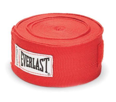 Bandage de Boxe Everlast - 4m50 - Rouge