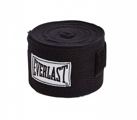 Bandages de Boxe Everlast - 120 cm - Noir