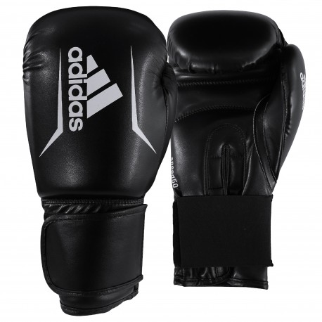 Gants de boxe Adidas Speed 50 - Noir/Blanc