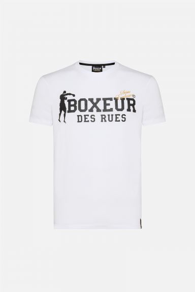 T-shirt Boxeur des Rues French Flag - Blanc