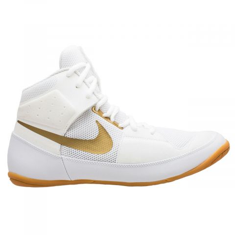 Chaussures de lutte Nike Fury - Blanc/Or
