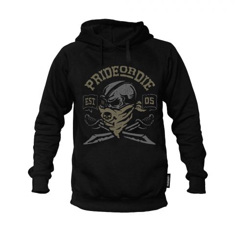 Sweatshirt à Capuche Pride Or Die Pirate - Noir