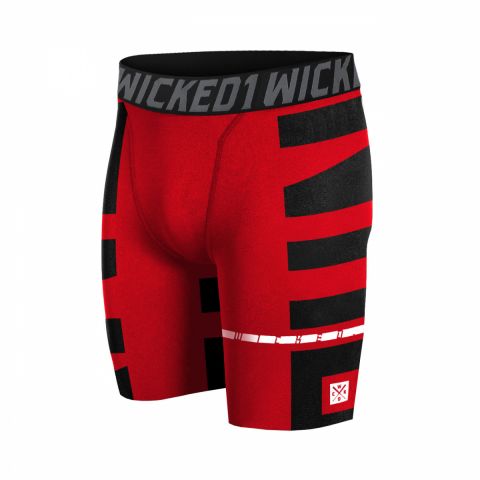 Compression Short Wicked One Klaz - Rouge