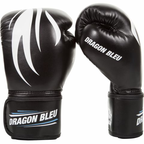Gants de boxe Dragon Bleu - Noir