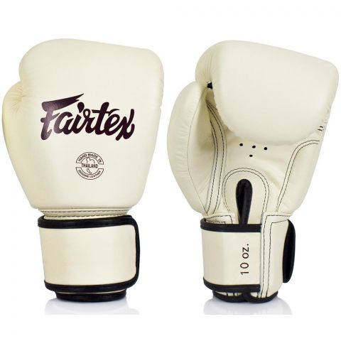 Gants de boxe Fairtex FXV16 - Crème