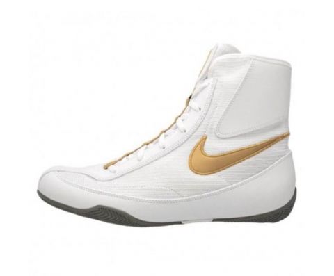 Chaussures de boxe semi-montantes Nike Machomai 2  - Blanc