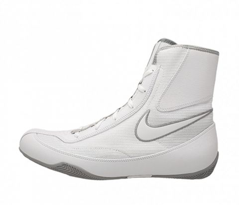Chaussures de boxe semi-montantes Nike Machomai 2  - Blanc/Noir