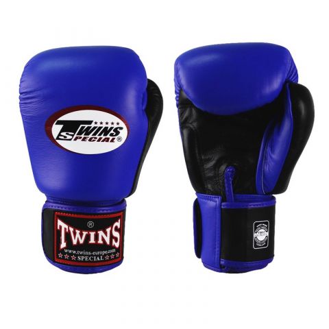 Gants de Boxe Professionnel Twins BGVL 3 Rétro - Bleu/Noir