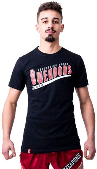 T-shirt 8 Weapons Squad - Noir