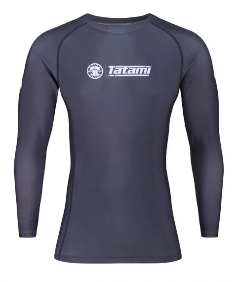 T-Shirt De Compression Impact Manches Longues Tatami Fightwear - Gris