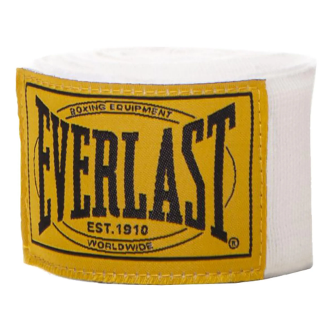 Bandages De Boxe Everlast 1910 - 180 In - 4M57 - Blanc