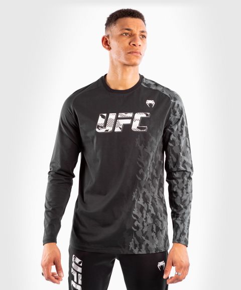 T-shirt Manches Longues Homme UFC Venum Authentic Fight Week - Noir