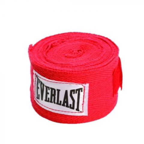 Bandages de Boxe Everlast - 120 cm - Rouge