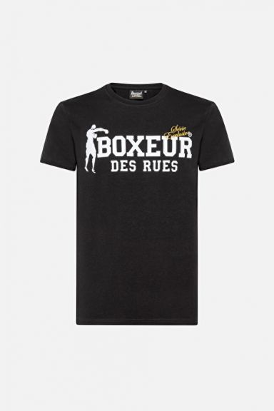 T-shirt Boxeur des Rues French Flag - Noir