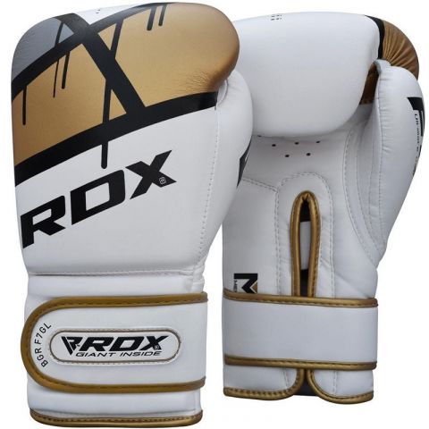 Gants de boxe RDX Sports Quadro-Dome - Blanc