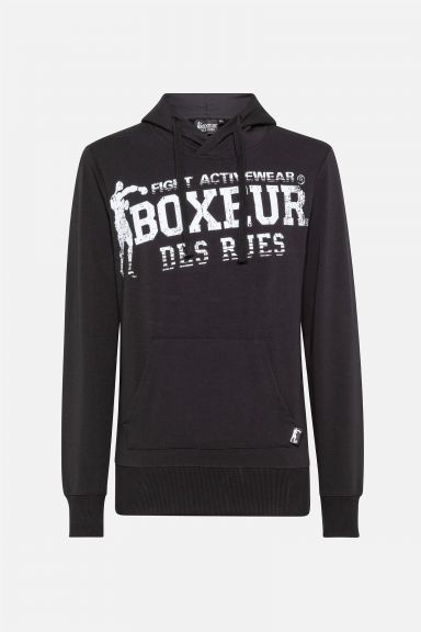 Sweatshirt Boxeur des Rues - Noir