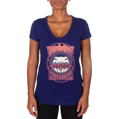 T-shirt Femme Venum Carioca 4.0 - Bleu marine