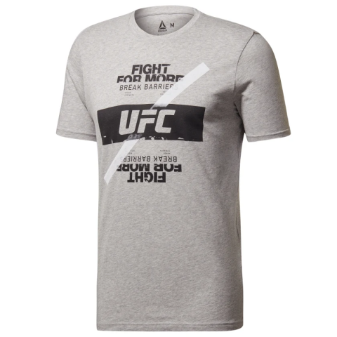 T-shirt Reebok UFC Fan Gear Fight For Yours - Gris
