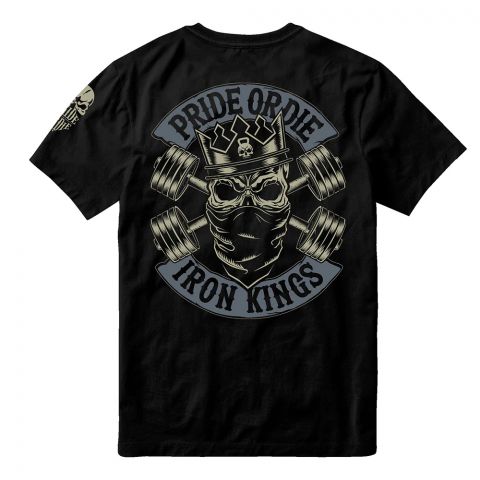 T-Shirt Pride Or Die Iron Kings - Noir