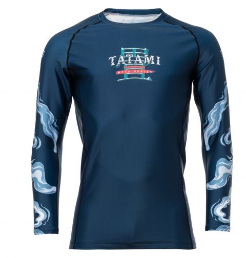 T-Shirt de Compressoin Eco Tatami Fightwear Myth Series Dragon - Bleu
